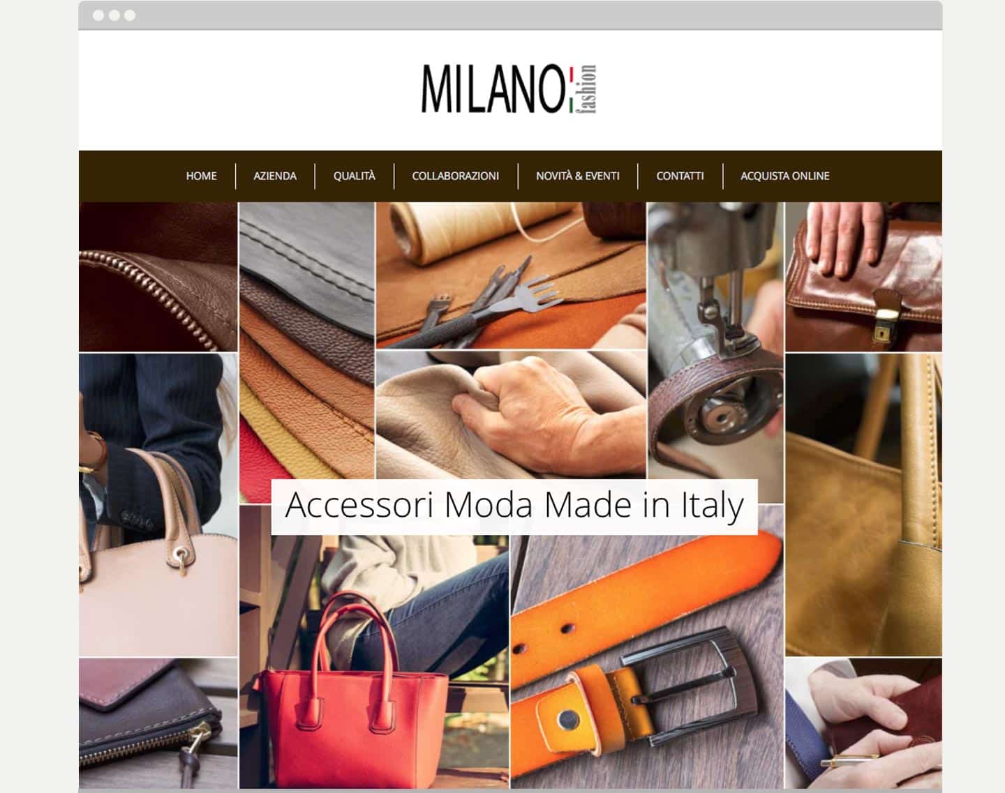 Realizzazione sito web Milano Fashion