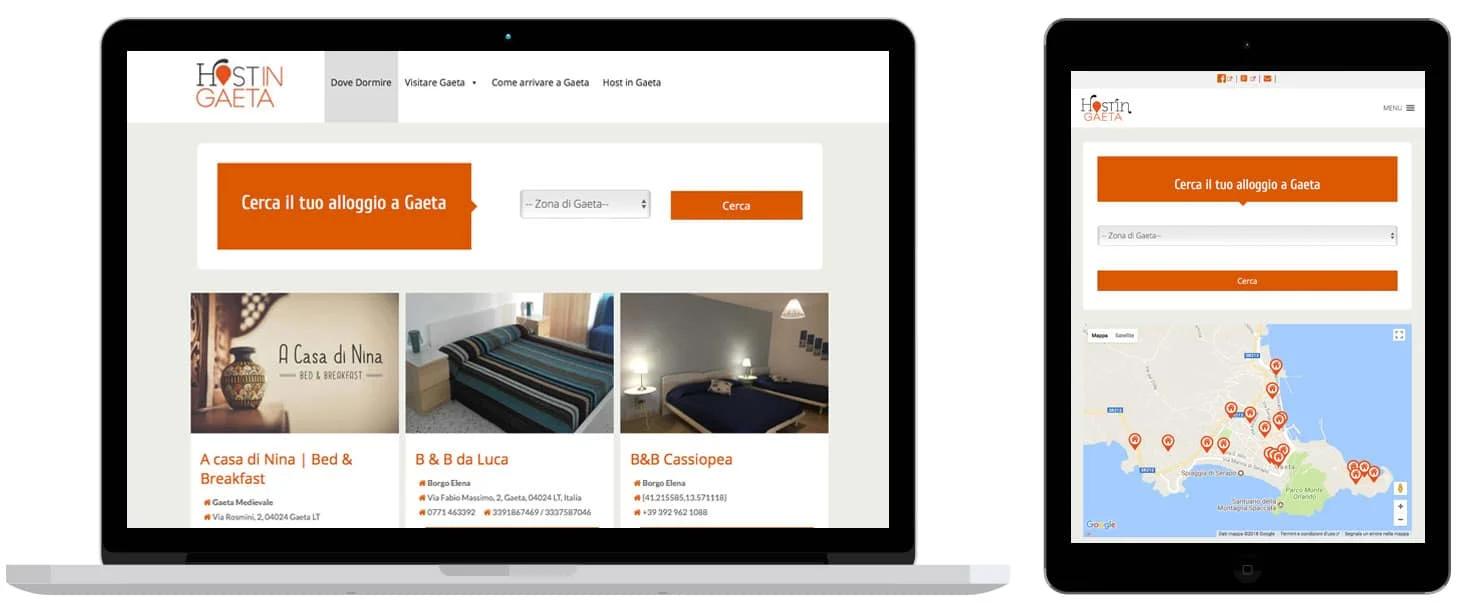 Posizionamento sito web sui motori di ricerca Hotel Blue Dolphins
