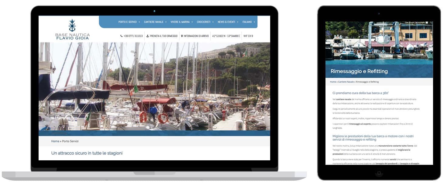 Posizionamento sito web sui motori di ricerca Hotel Blue Dolphins