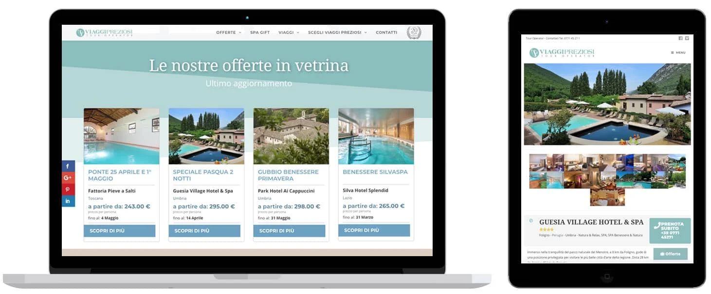Viaggi preziosi 2 Posizionamento sito web sui motori di ricerca hotel blue dolphins