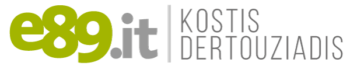 e89 web agency - kostis dertouziadis