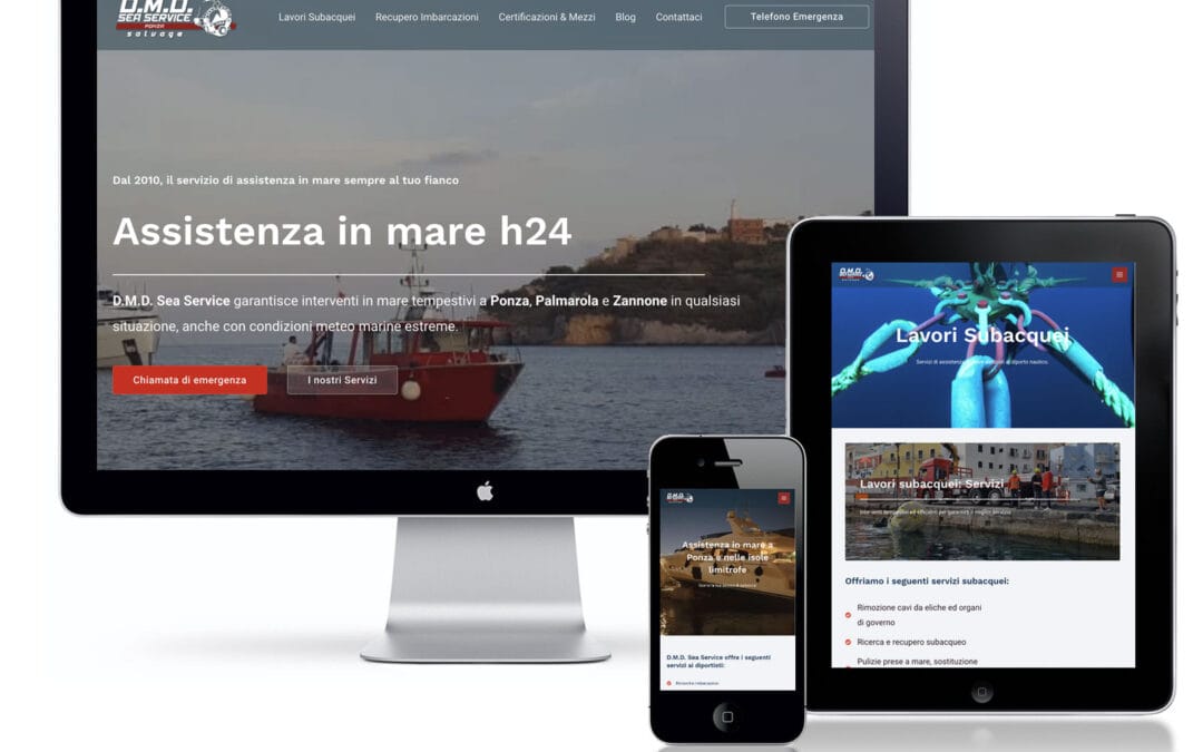 Isola Ponza | Creazione sito web nautica